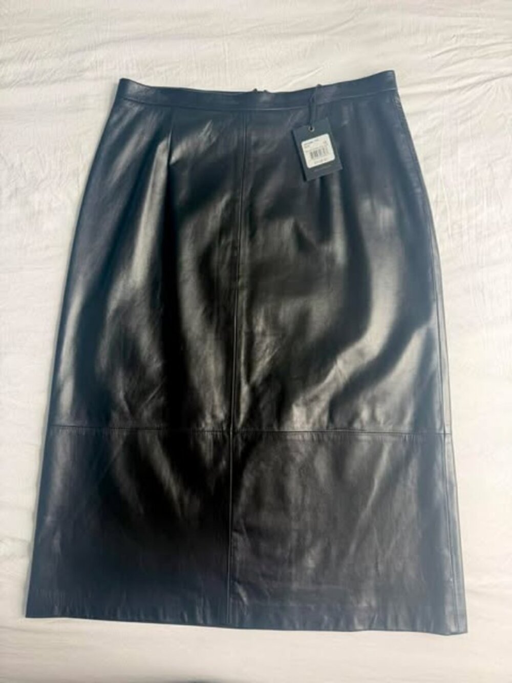 Billy Reid Black Leather Pencil Skirt NWT